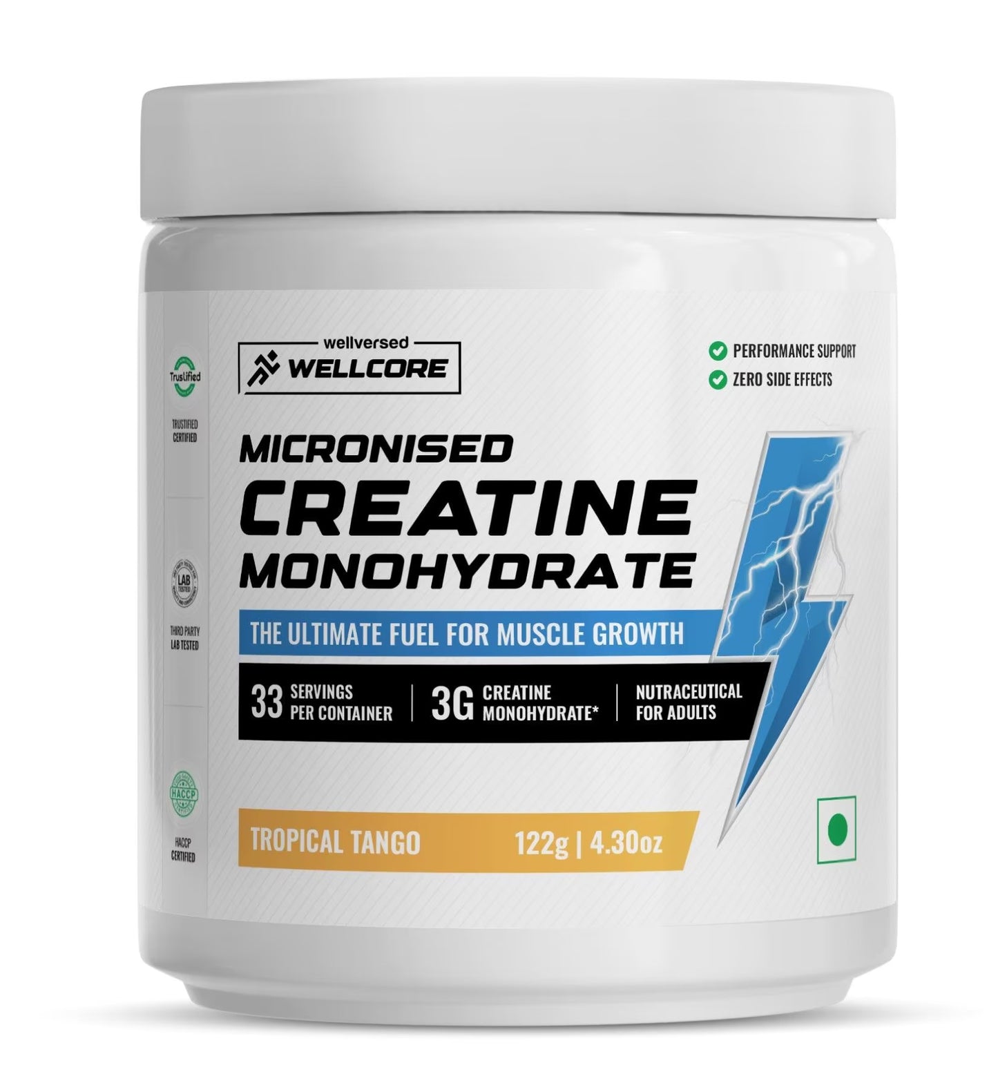 Wellcore - Pure Micronised Creatine Monohydrate | Watermelon Wave (122g, 33 servings)
