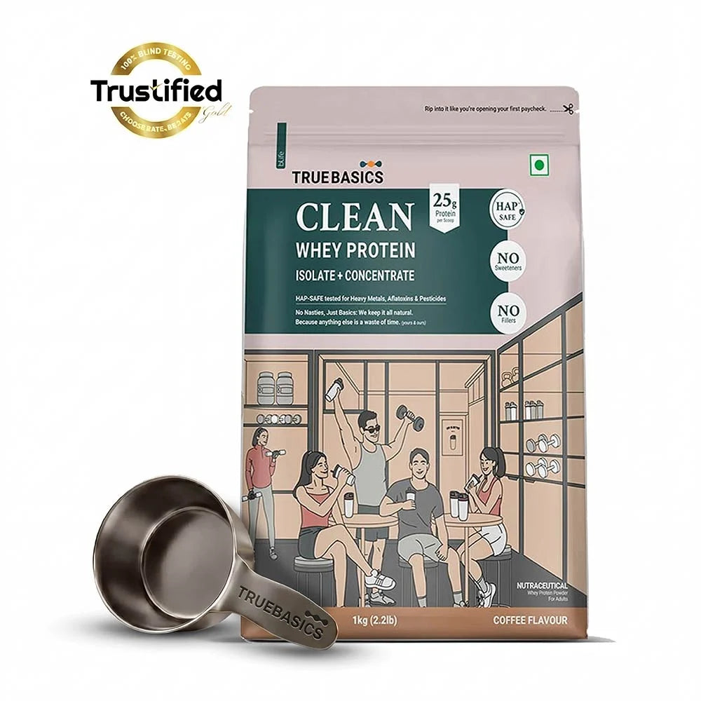 Truebasics Clean Whey Protein (Isolate + Concentrate)