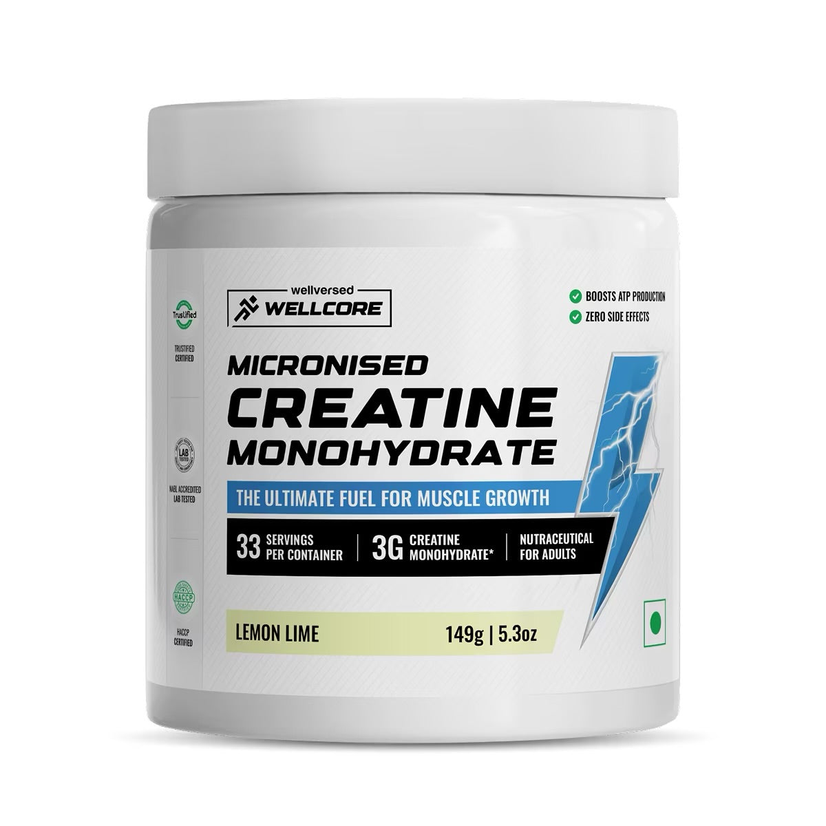 Wellcore - Pure Micronised Creatine Monohydrate | Watermelon Wave (122g, 33 servings)