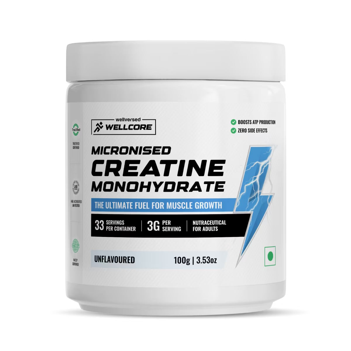 Wellcore - Pure Micronised Creatine Monohydrate | Watermelon Wave (122g, 33 servings)