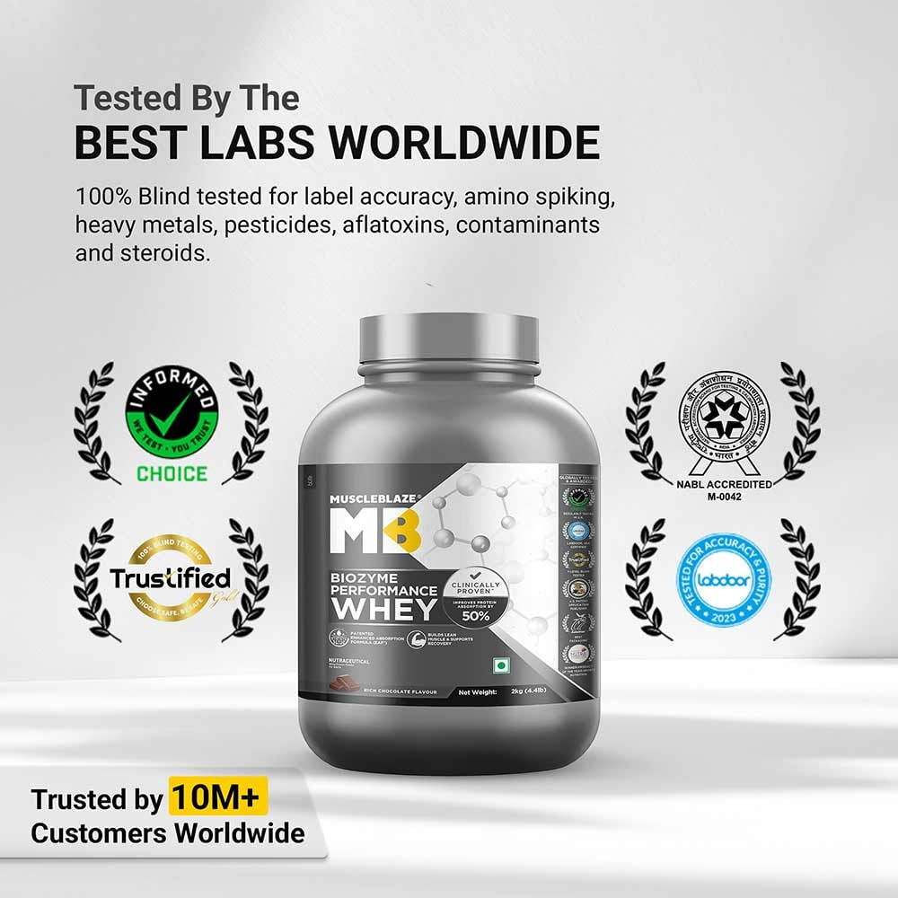 MuscleBlaze Biozyme Performance Whey