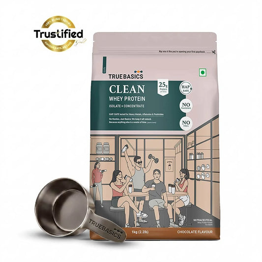 Truebasics Clean Whey Protein (Isolate + Concentrate)