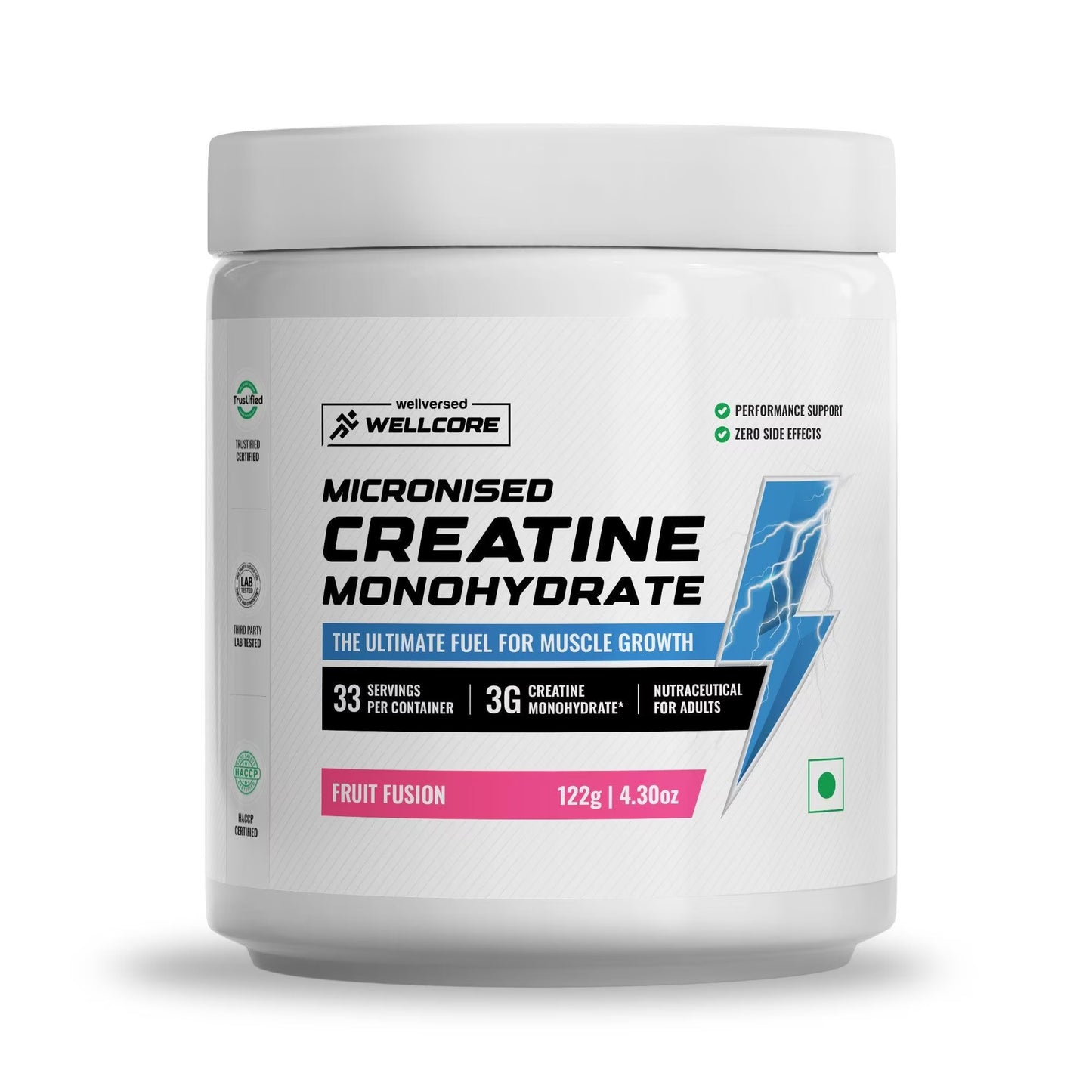 Wellcore - Pure Micronised Creatine Monohydrate | Watermelon Wave (122g, 33 servings)
