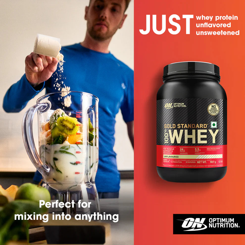 Gold Standard 100% Whey Protein | 907 g (2 lbs) | unflavour