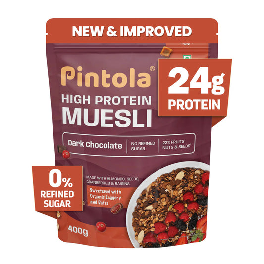 High Protein Dark Chocolate & Cranberry Muesli