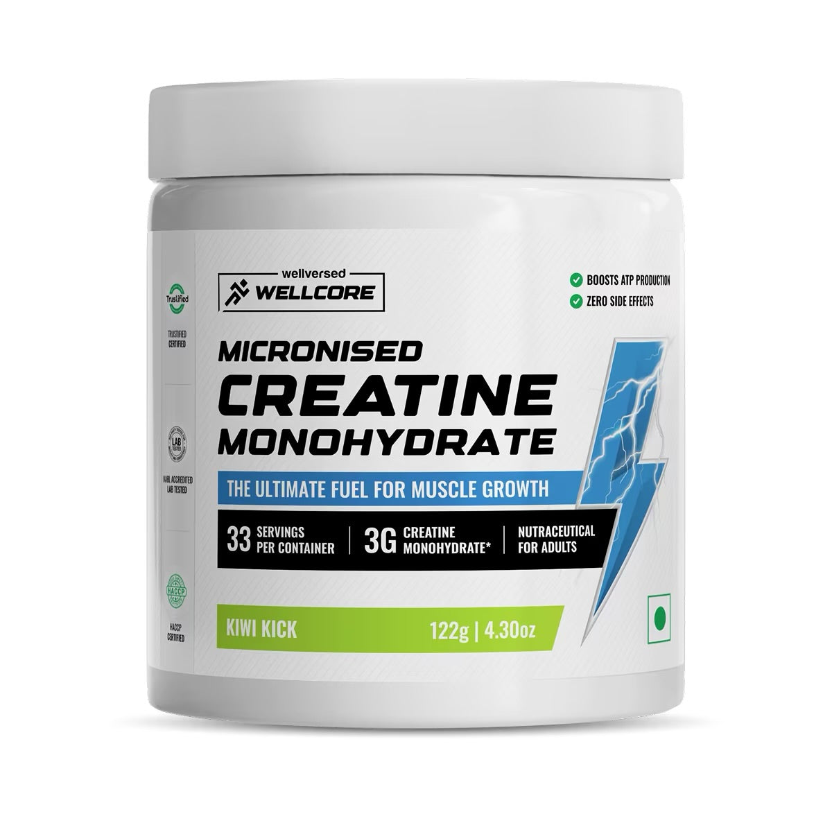 Wellcore - Pure Micronised Creatine Monohydrate | Watermelon Wave (122g, 33 servings)