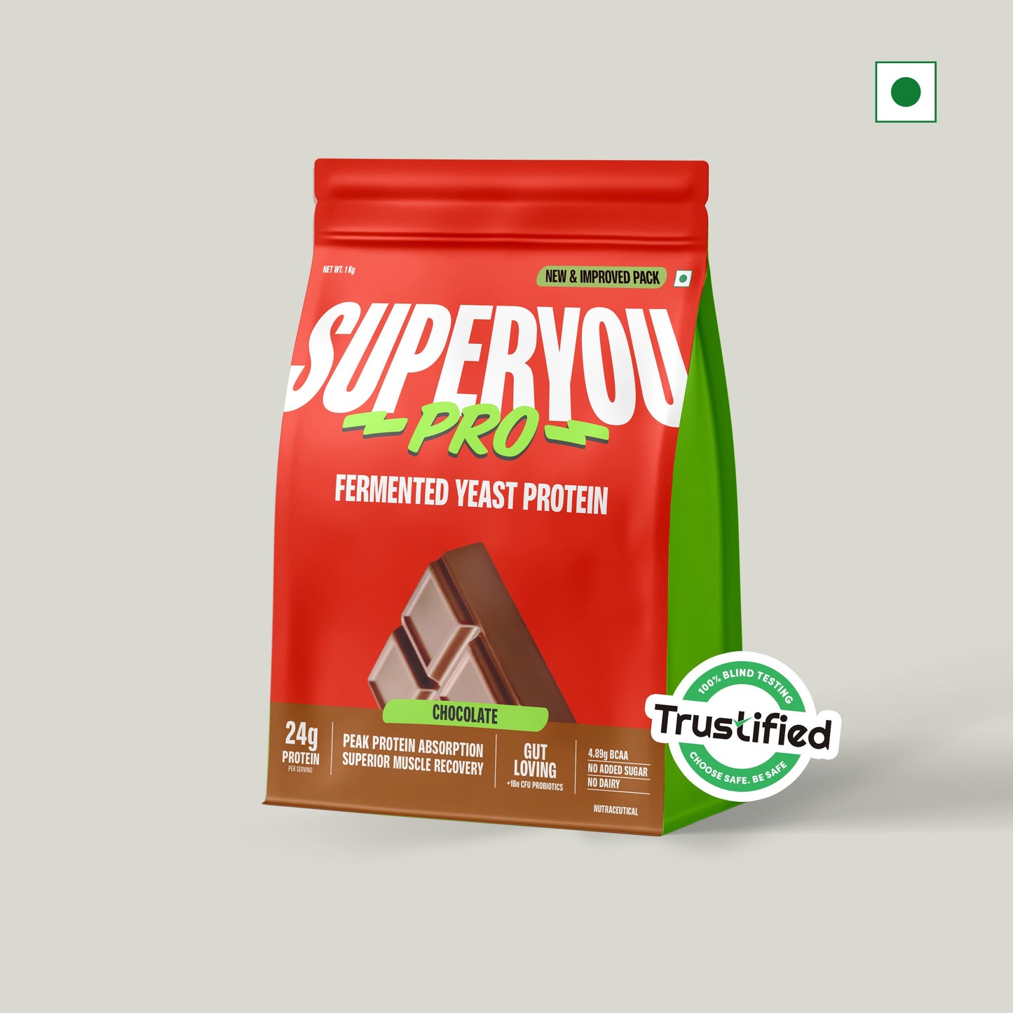 CHOCOLATE FERMENTED YEAST PROTEIN - 1KG