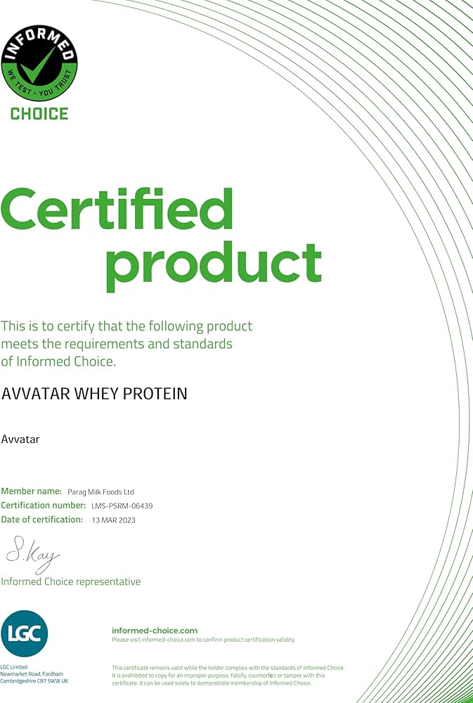 avvatar WHEY PROTEIN | Isolate & Concentrate Blend