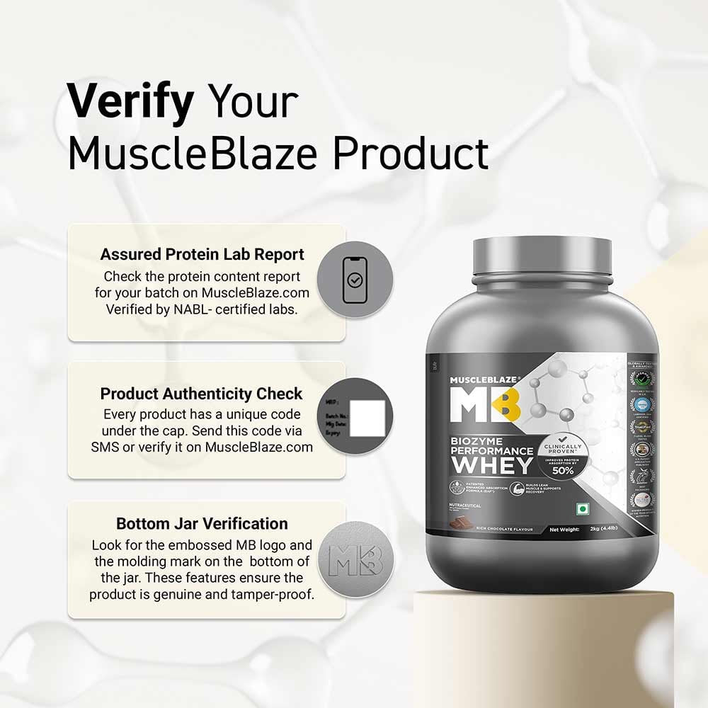MuscleBlaze Biozyme Performance Whey