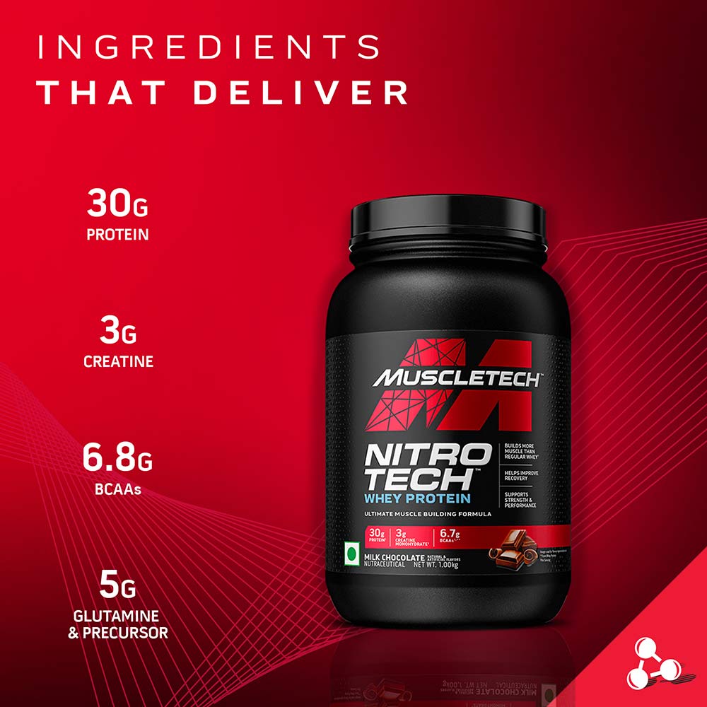 MUSCLETECH NITRO-TECH - WHEY PROTEIN