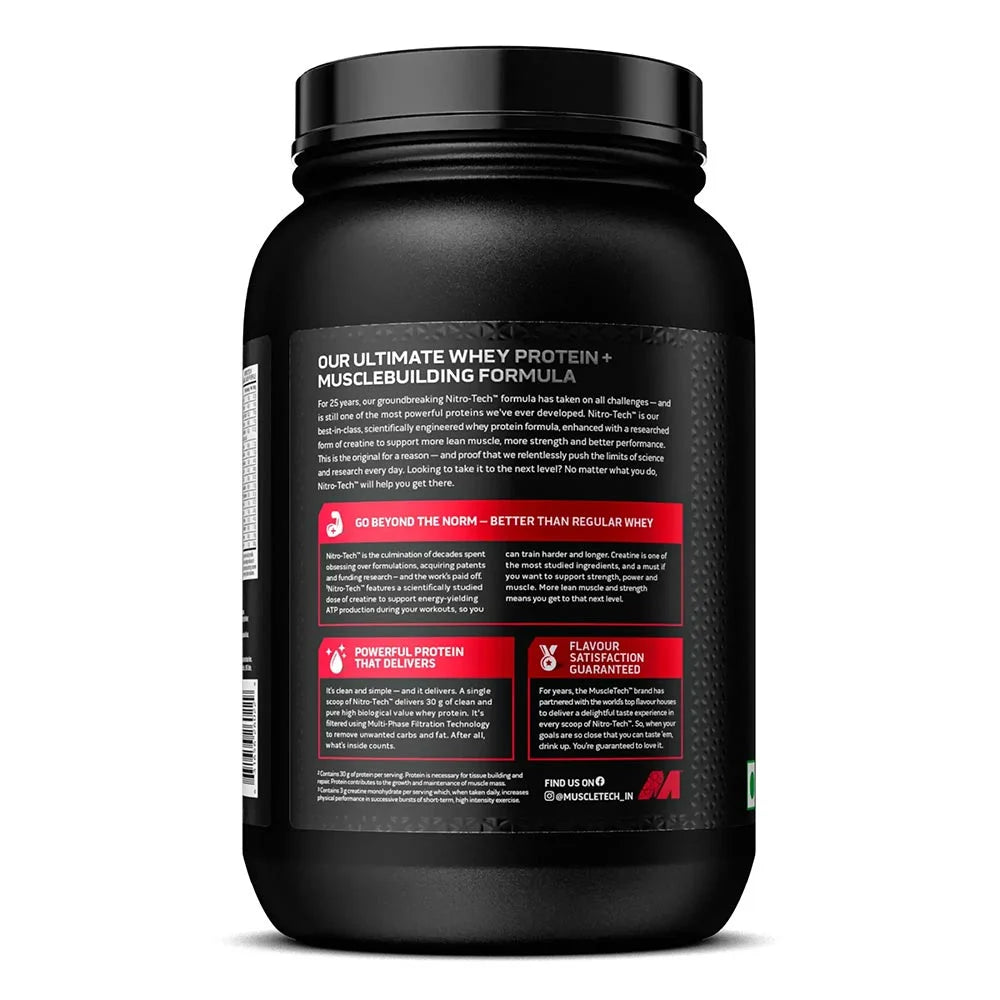 MUSCLETECH NITRO-TECH - WHEY PROTEIN
